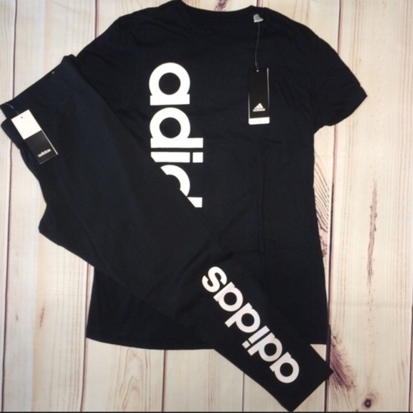 adidas Pants - New with tags adidas T-shirt legging outfit XL set